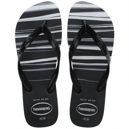 【哈瓦士havaianas】 巴西 人字拖 哈瓦士 男款 Top basic/條紋黑白