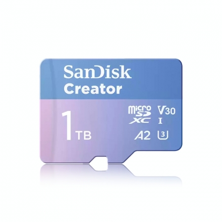 SanDisk Creator 1TB microSD 記憶卡 A2 V30 終身保固（SD-SQXAV-MS-1TB）