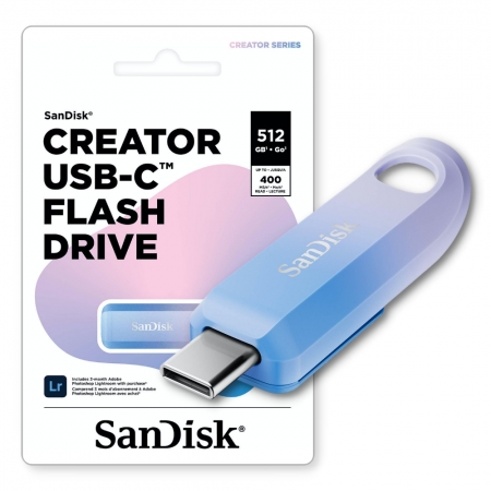 SanDisk Creator CZ75C 512G Type-C 高速 金屬隨身碟 400MB/s 公司貨 （SD-CZ75C-512G）