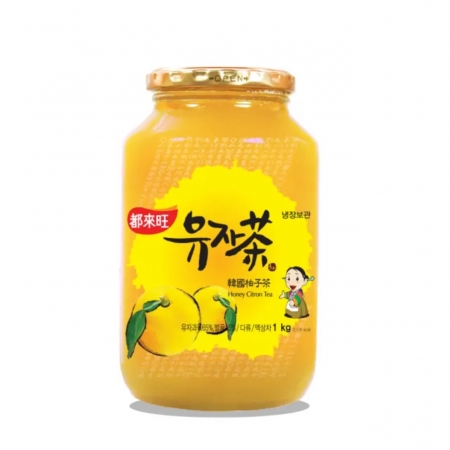 都來旺 蜂蜜柚子茶1kg x4入