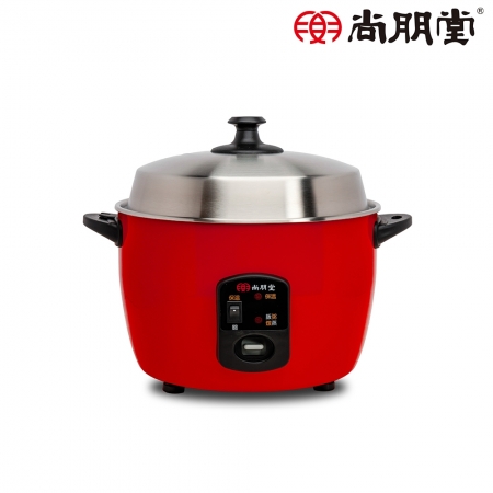 【尚朋堂 SPT】11人份養生不鏽鋼電鍋 SSC-12LDCE 橘紅 台灣製造