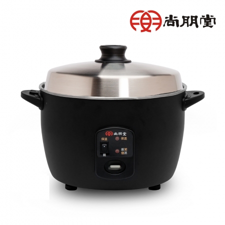 【尚朋堂 SPT】11人份養生不鏽鋼電鍋-消光黑 SSC-12LDCB 台灣製造