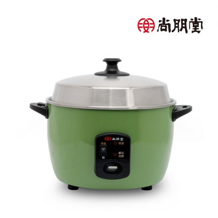 【尚朋堂 SPT】11人份養生不鏽鋼電鍋-蘋果綠 SSC-12LDCG 台灣製造