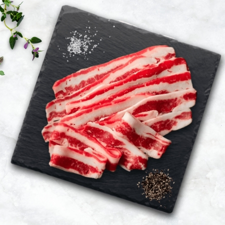 【好神】美國SBA純種黑牛五花肉片 1.8kg （300g/盒，共6盒）｜美國進口・香嫩不油膩