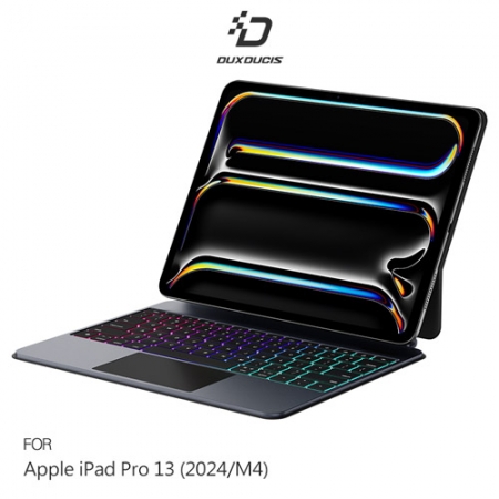 DUX DUCIS iPad Pro 13 （2024/M4） DK 鍵盤（MK Pro）磁吸懸浮支架鍵盤 台灣注音