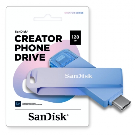 SanDisk Creator Phone Drive 128G 蘋果 / 安卓 Type-C OTG 隨身碟（SD-IXD0N-TP-128G）