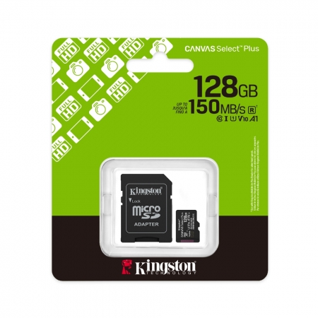 金士頓 Canvas Select Plus 記憶卡 128GB microSD KTCS3 代理商公司貨（KTCS3-128G）
