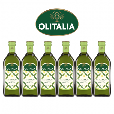 【Olitalia奧利塔】精緻橄欖油1000mlx6瓶