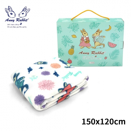 安妮兔 冷氣毯4*5（150x120cm）-花草（盒裝） TA-F314CK