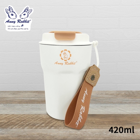 安妮兔 316不鏽鋼內膽隨身保溫杯420ml P-B0147