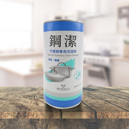 牛頭牌鋼潔不鏽鋼專用洗潔粉-4入