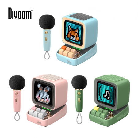 【Divoom】Ditoo-5M  行動KTV像素藍牙喇叭（三色）