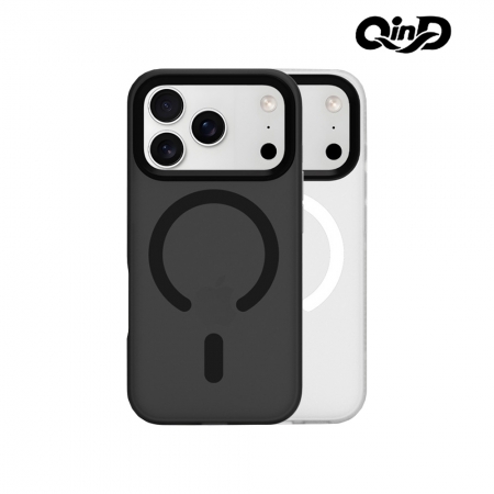 QinD Apple 蘋果 iPhone 17全系列 隱砂磁吸保護殼 支援MagSafe