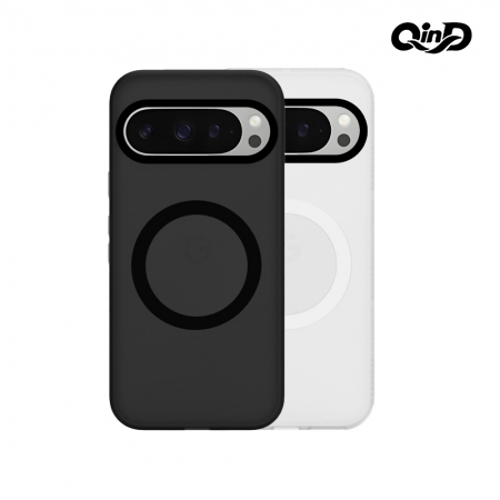 QinD Google Pixel 10/10 Pro/10 Pro XL 隱砂磁吸保護殼 支援MagSafe