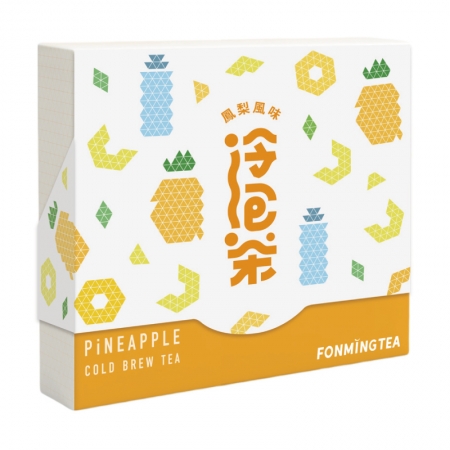鳳梨冷泡茶包 12入盒裝 Pineapple Cold Brew Tea Bags水果香甜＋蒸菁綠茶 清爽零卡