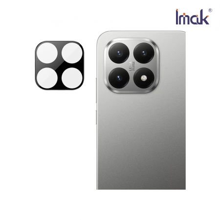 Imak Xiaomi 小米 15T 鏡頭玻璃貼（一體式）（曜黑版） 奈米吸附