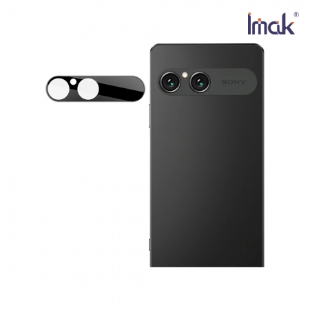 Imak SONY Xperia 10 VII 鏡頭玻璃貼（一體式）（曜黑版） 奈米吸附