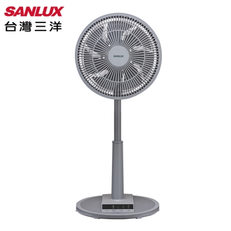 【SANLUX台灣三洋】12吋微電腦自然風遙控立扇（灰色） EF-T12AJ2
