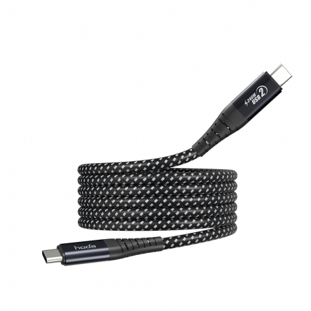 HODA 240W USB-C to C 磁吸收納編織快充線 2M 充電線 傳輸線（HODA-29001）
