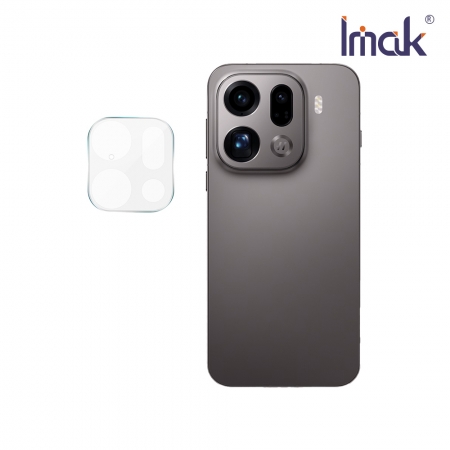 Imak OPPO Find X9/X9 Pro 5G 鏡頭玻璃貼（纖薄透明版/曜黑版） 奈米吸附