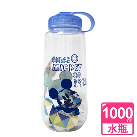 庫存出清 售完不補 迪士尼 米奇 歡樂水瓶1L 藍 CL-0011