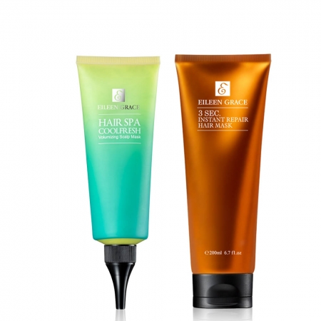 妍霓絲3秒瞬間修復護髮膜200ml＋頭皮敷膜150ml