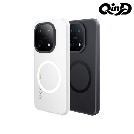 QinD iQOO 15 5G 隱砂磁吸保護殼 支援MagSafe