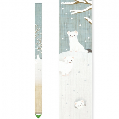 京都手繪細亞麻吊飾-雪貂（TS-840） 限時85折/售價已是折扣價