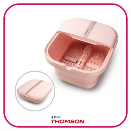【好買點數放大】【THOMSON】多功能摺疊加熱/衝浪足浴桶TM-BM06S