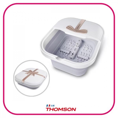 【好買點數放大】【THOMSON】多功能摺疊加熱/衝浪足浴桶TM-BM07S 