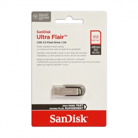 SanDisk CZ73 Ultra Flair USB 3.0 512GB 高速隨身碟 150MB/s（SD-CZ73-512G）
