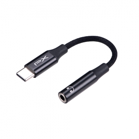 【PX大通】USB-C（公）-3.5mm（母）耳機轉接頭（蘋果手機轉接頭/音源轉接線/DAC晶片） CA48