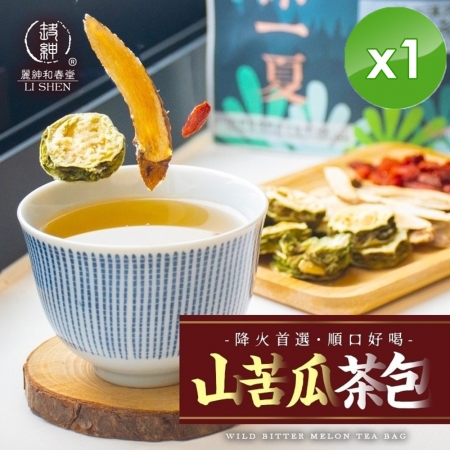 【麗紳和春堂】漢方山苦瓜茶包（6gx10包/袋）x1袋