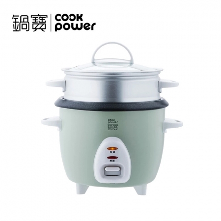鍋寶COOK POWR 多功能電子鍋3人份（附蒸籠＋蒸架）綠色 RCO-3006G