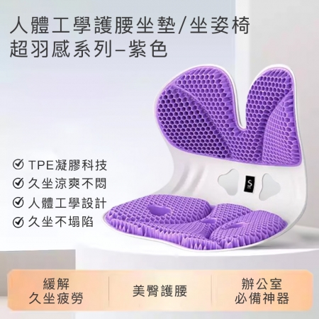 【思菲其】人體工學護腰坐墊/坐姿椅-超羽感系列