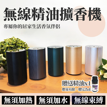 【Besthot】無水無線行動精油霧化擴香機－羅馬柱款  香氛機