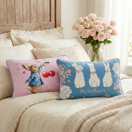 【PETER RABBIT 比得兔】比得兔腰枕（4款可選）