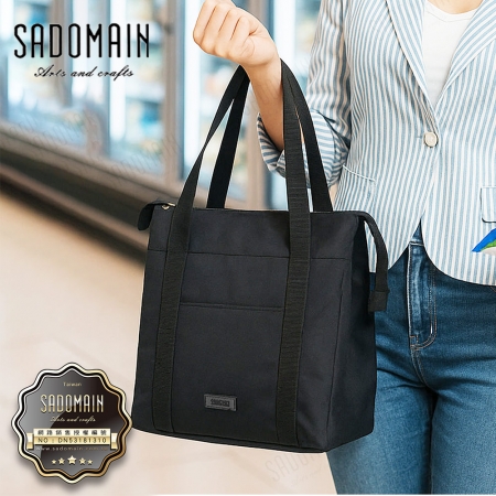 SADOMAIN雙層保溫購物袋-黑-1入
