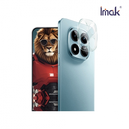 Imak Redmi 紅米 Note 15系列 5G 鏡頭玻璃貼（一體式）（透明版/曜黑版） 奈米吸附