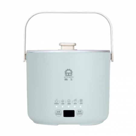 【好買點數放大】【晶工牌】1.3L多功能料理電碗/美食鍋 JK-618（綠色）