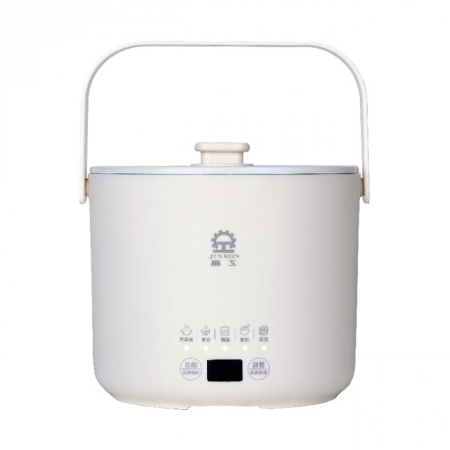 【晶工牌】1.3L多功能料理電碗/美食鍋 JK-618（白色）