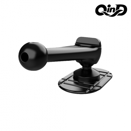 QinD 車用黏貼式雷達1號支架-通用球頭（17mm）