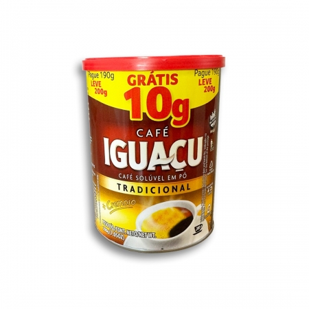 【IGUACU原裝】 巴西伊瓜蘇即溶咖啡 200G