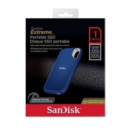 SanDisk 1TB Extreme V2 SSDE61 USB-C 行動固態硬碟 SSD 外接硬碟 皇家藍（SD-SSDE61-RB-1TB）