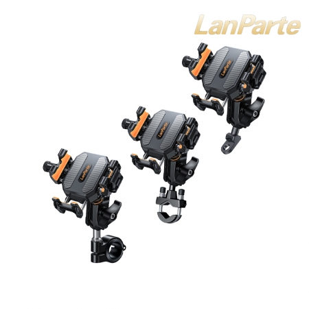 LanParte 迷你減震機車快扣手機支架 機車/摩托車/自行車/腳踏車/電動車