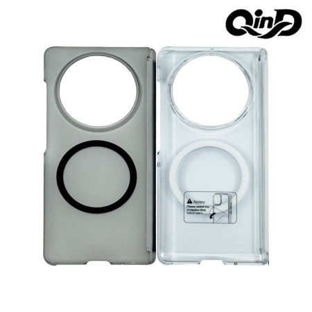 QinD vivo X Fold 5 5G 雙中軸磁吸保護殼 手機殼 支援MagSafe （二色可選）