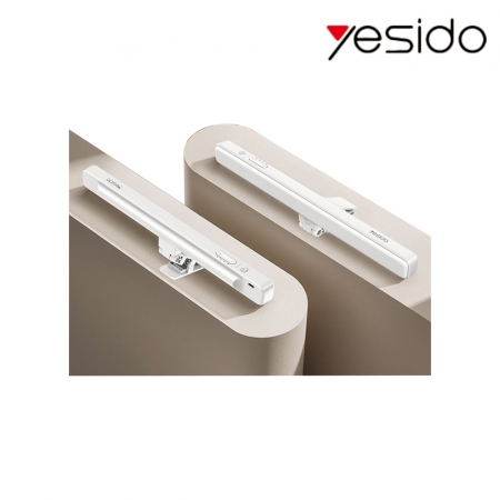yesido DH11 閱讀燈（夾式＋黏貼） 補光燈 非對稱光源 三種色溫 五段調光