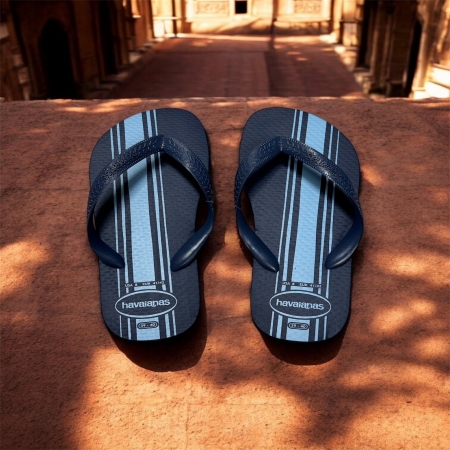 【哈瓦士havaianas】 巴西人字拖 男款 Color Essential/藍