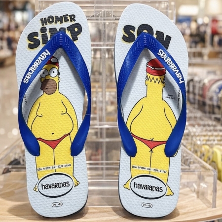 【哈瓦士havaianas】 巴西人字拖  男款 Simpsons/泳裝荷馬
