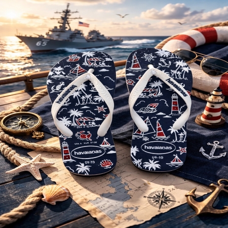 【哈瓦士havaianas】巴西 人字拖 哈瓦士 男款 Top nautical/帆船